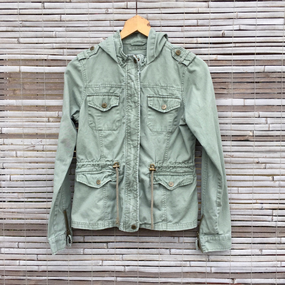 Aeropostale Jackets & Blazers - VINTAGE . AEROPOSTALE . ARMY GREEN . JACKET